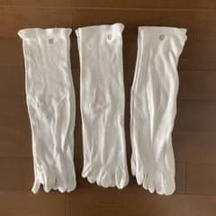 冷えとり靴下　綿五本指　3足セットのサムネイル
