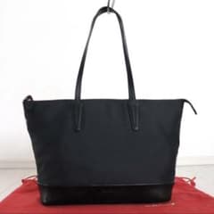 良品 BALLY バリー VISSI-SM ナイロン×レザー トート バッグ