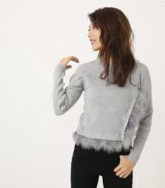 rienda ファー付きニットのサムネイル