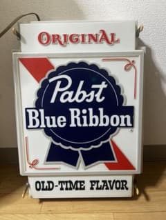 レア⭐︎ビンテージPabstBlueRibbonライトサイン テンダーロイン レア⭐︎ビンテージPabstBlueRibbonライトサイン テンダーロイン