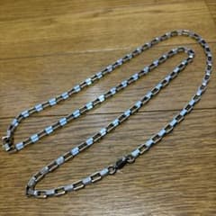 スクエアチェーン ネックレス シルバーカラーのサムネイル