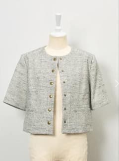 Rosarymoon Tweed Collarless Jacket 新品未使用 - メルカリ