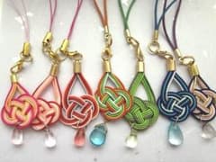 ハンドメイド 水引 あわじ結び キーホルダーのサムネイル