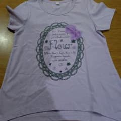 Fleur ロゴプリント Tシャツ パープル 140cmのサムネイル