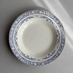フランスアンティーク クレイユモントロー COLBERT スーププレートB