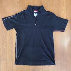 TOMMY HILFIGER ブラックポロシャツ Mのサムネイル