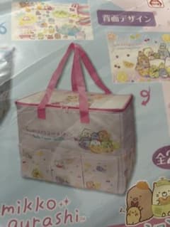 すみっコぐらし ポケット付き保冷レジかごバック 保冷バッグ 買い物バッグ エコ