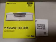 CORSAIR VENGEANCE RGB DDR5 32GB 6000MHzのサムネイル