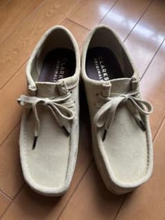CLARKS モカシン ベージュ スエード UK6.5のサムネイル