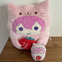 すとぷり　さとみ　クッション&シリコンポーチのサムネイル