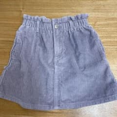 ZARA コーデュロイスカート 140 152 ライラック ラベンダーのサムネイル