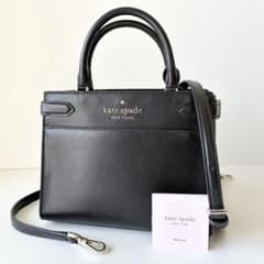 極美品】kate spade 2way ハンドバッグ ステイシー 黒 冠婚葬祭 - メルカリ