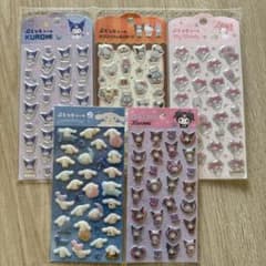 【最終値下げ】サンリオ　ぷくっとシール ダイソー シナモン クロミ キティのサムネイル