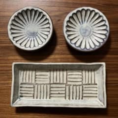 やすとし窯　坂西康俊さん　器３点セットのサムネイル