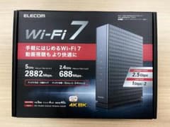 未使用・未開封 ELECOM Wi-Fi 7ルーター WRC-BE36QS-B - メルカリ