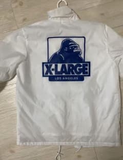X LARGE ⭐︎レア柄⭐︎コーチジャケット　白のサムネイル