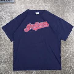 00's クリーブランド インディアンス サイズモア 24 古着 Tシャツ