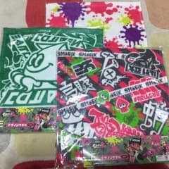 スプラトゥーン2 E賞 タオル 3枚セットのサムネイル