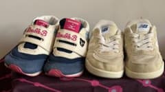 スニーカーダブルBmikihouse×mizuno14.5ニューバランス15.0のサムネイル