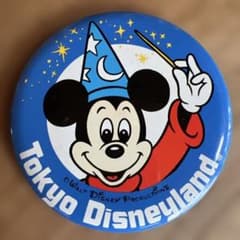 g*m様 東京ディズニーランド TDLミッキーマウス 缶バッジ　８センチのサムネイル
