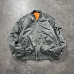 KNOX ARMORYシルバーグレーalphaアルファMA-1フライトジャケット