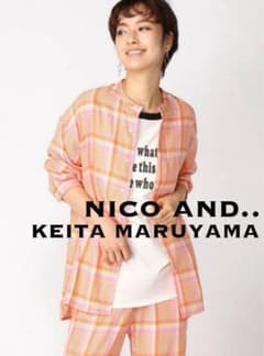 美品】ニコアンド✖️ケイタマルヤマコラボ セットアップ チェックノー