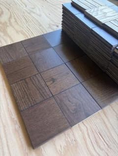 端材　フローリング塗装品　15×120×120 108枚のサムネイル