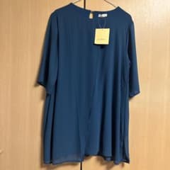 cecchini 五分袖ブラウス ブルーのサムネイル