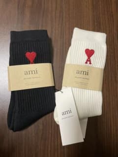 AMI Paris アミアレクサンドルマテュッシ 靴下　ソックス 2足セットのサムネイル