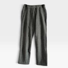 4 カジュアルパンツ グレー M 裏起毛 - メルカリ