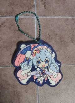 Snow Miku 2023 고무키링 스트랩