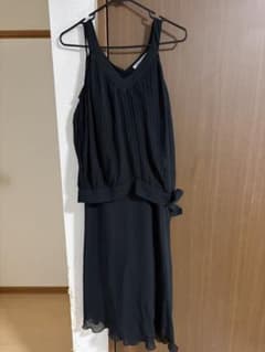 キャミワンピース セットアップ 黒のサムネイル
