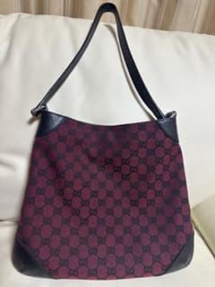 GUCCI ボルドー ブラック ショルダーバッグのサムネイル