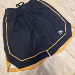 EGOZARU バスケットボールパンツ 黒/オレンジのサムネイル
