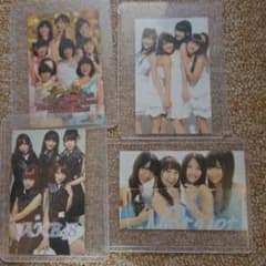 新品！AKB48 写真カード 4枚セット両面カード！セブンイレブン限定グッズ 新品！AKB48 写真カード 4枚セット両面カード！セブンイレブン限定