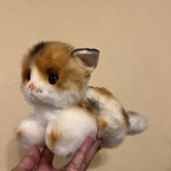 う*フ様 三毛猫 ぬいぐるみ リアル ふわふわのサムネイル