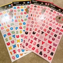 アルファベット　シールセットのサムネイル