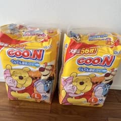 新品未開封　エリエール　GOON  パンツ　大容量　56✖️2　Ｌのサムネイル