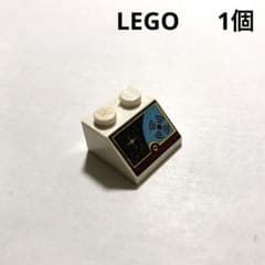 재2 LEGO 프린트 슬로프 45도 2×2 흰색 1개 레고 블록 No.26