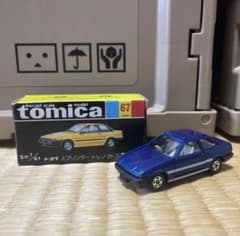 日本製 トミカ トヨタ スプリンタートレノ 2ドア 青色 カローラフェア
