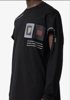 美品 バーバリー ロンドン メンズ 長袖 Tシャツ リカルド ティッシ 