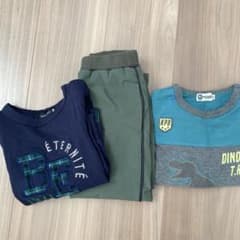 KPボーイ　BebeロンT2点　Bebe冬服ズボン100センチ3点セットのサムネイル
