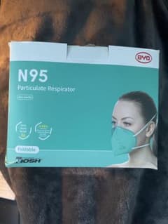 まとめ売り‼️10箱特価BYD N95 パーティキュレートレスピレーター 20枚入のサムネイル
