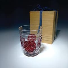薩摩ガラス工芸作(尚古集成館監修オールドファッションズタンブラー共箱 薩摩ガラス工芸作(尚古集成館監修オールドファッションズタンブラー共