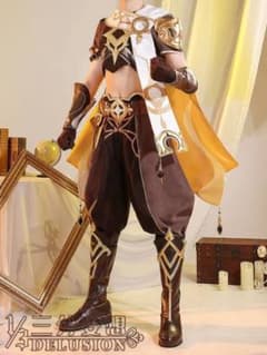 原神　空　コスプレ　衣装　靴セットのサムネイル