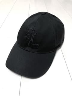 サンローラン キャップ SL刺繍ロゴ ブラック59 帽子 CAP - メルカリ