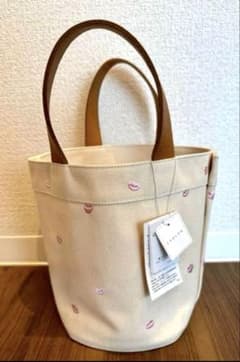 新品！　LUDLOWラドロー　レザートリムキャンバストートバッグ S