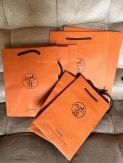 HERMES エルメス　ショッパー　3サイズ　7枚セットのサムネイル