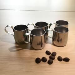 ステンレス ミニミルクピッチャー 5個セット クリーマーのサムネイル