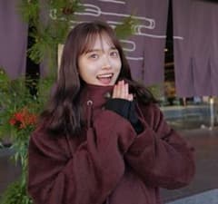 PINUE フード付きノーカラーコート（BORDEAUX） Sサイズ - メルカリ